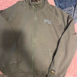 Olive Green Timberland Pro Full Zip Jacket